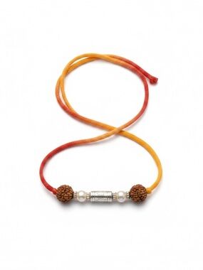 Silver Rakhi | Indian Raksha Bandhan Rakhi | Traditional Brother Gift